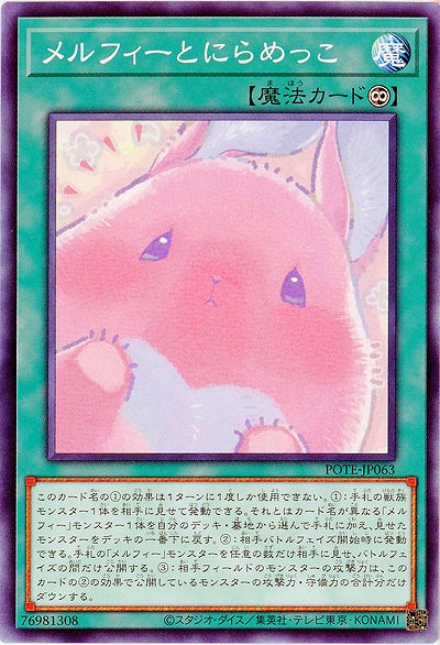 メルフィーとにらめっこ【POTE-JP063】