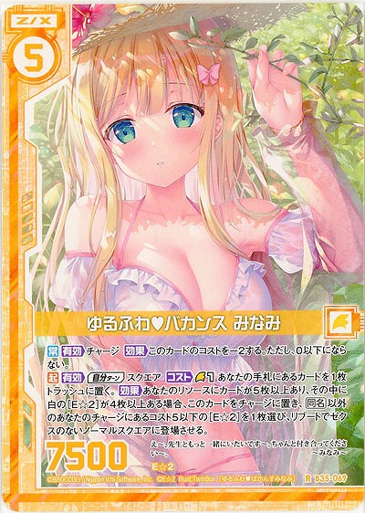 ゆるふわ?バカンス みなみ 【B35-069R】