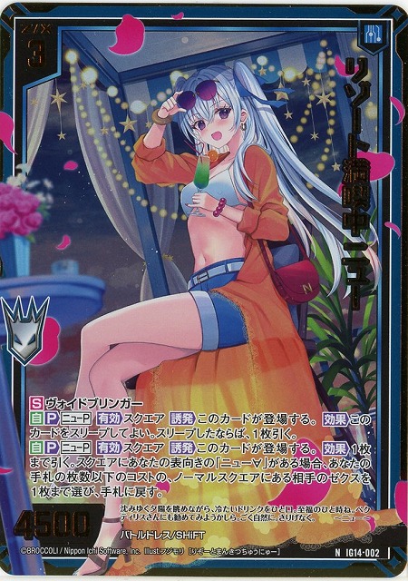 リゾート満喫中 ニュー(NH) 【IG14-002NH】