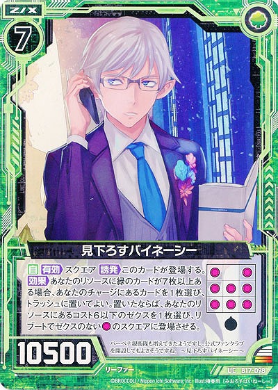 見下ろすバイネーシー 【ZXB17-098UC】