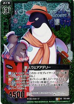 獣人ウェアアデリー[パラレル] 【ZXB12-084UP】