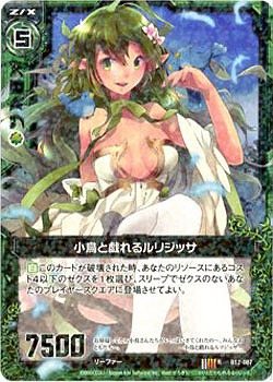 小鳥と戯れるルリジッサ 【ZXB12-087R】