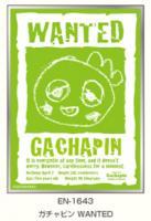 4/10締切【スリーブ予約】ガチャピン・ムック キャラクタースリーブ ガチャピン WANTED(EN-1643)(65枚入り) 【26年6月26日発売】