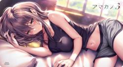 「アマカノ3 柳木 詩夢」 ラッキー交換 ラバーマット 【LO-000】