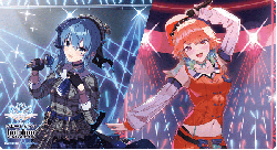 『星街すいせい&小鳥遊キアラ』特製WINNERプレイマット　ブルームカップ