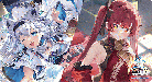 『白上フブキ&宝鐘マリン』特製WINNERプレイマット　ブルームカップ