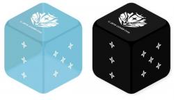 7/13締切【ダイス予約】hololive OFFICIAL CARD GAME オフィシャルサイコロ 『Light Blue&Black(2個セット)』【9月中旬再販】※店舗引取り不可