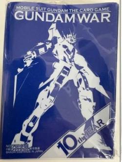 ※秋葉原店併用商品　ガンダムウォー スリーブ　ショップチャンピオンシップ大会優勝賞品　エクシア 10TH YEAR