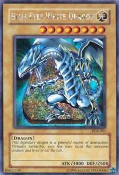 キズ有特価B)PCK) Blue-Eyes White dragon(青眼の白龍)シークレットレア　PCK-001