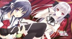月に寄りそう乙女の作法 「桜小路 ルナ&小倉 朝日」 ラッキーカード交換 ラバーマット