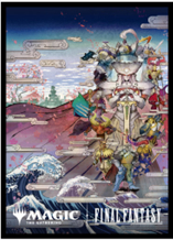 12/28締切【スリーブ予約】『マジック:ザ・ギャザリング――FINAL FANTASY』 プレイヤーズカードスリーブ　MFS-56 「木版画」ボーダーレス版 《召喚:ナイツオブラウンド》(80枚入り) 【26年3月27日発売】