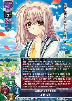 心優しいクラス委員長 冬野 桜子 【LO-6009R】