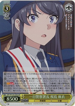 一日警察署長 桜島 麻衣(ホイル) 【SBY/W136-020SR】