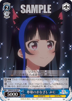 尊敬のまなざし みに 【KNK/W132-094C】