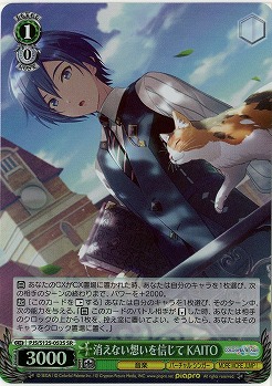 消えない想いを信じて KAITO(ホイル) 【PJS/S125-052SR】