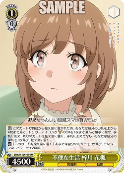 不便な生活 梓川 花楓 【SBY/W136-014U】