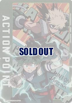 アクションポイントカード(緑谷 出久&爆豪 勝己) 【UA10BT/MHA/1/AP01】